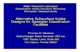 Missimer - Subsurface Intakes
