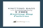 9 Free Knitted Bag Patterns