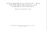 Bertrand Russell - Introduction to Mathematical Philosophy