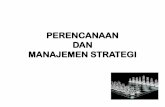 Perencanaan Dan Strategi Manajemen