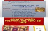 Constitución Política Del Perú de 1876