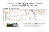 Google Drive Cheat Sheet