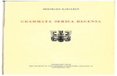 Grammata Serica Recensa by Bernhard Karlgren