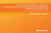 Microsoft Office 365 for Professionals and Small Businesses - Help and How To