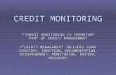 Credit Monitoring PPT