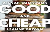Good and Cheap - Cookbook