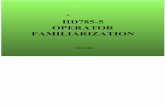 Komatsu HD785-5 - FAMILIARIZATION Presentation