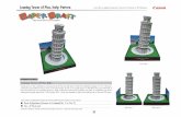 Paper Replika Menara Pisa
