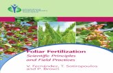 Dra. Victoria Fernández - Foliar Fertilization