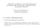 Performative Competence Politisi di Ruang Cyber Pra.ppt