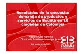 4743 Resultados de La Encuesta Demanda de Productos y Servicios de Bogota en 10 Ciudades de Colom