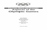 Political, Social and Economic Aspects of the  Olympic Games