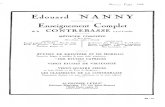 Nanny - Dix Etudes-caprices for Contrabass