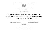 Ingegneria Civile - Tesi Triennale Di Mattia Campolese - Calcolo Travature Reticolari in Ambiente MATLAB - Uniroma3 - Matsoftware.it