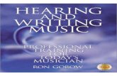 Ron Gorow Hearing and Writing Music