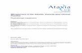 Physiotherapy Supplement to Ataxia Guidelines Final Word