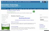 Banking Domain Knowledge for IT