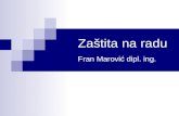 Zaštita na radu - Marović