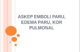 Askep Emboli Paru-edema Paru-cor Pulmonal