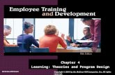 Learning Theories and Program Design