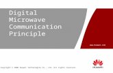 OTF100001 Digital Microwave Communication Principle ISSUE 1.01