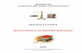 CA Constanta - Buletinul Jurisprudentei Civil (2012)