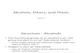 Kuliah - Alcohols, Ethers, And Thiols
