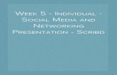 Week 5 - Individual - Social Media and Networking Presentation - Scribd