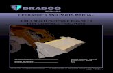 Loader 4 in 1 Bucket Installation and Parts Manual Om720