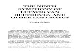 Carter Scholz - The Ninth Symphony of Ludwig Van Beethoven and Other Lost Songs