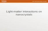 Photoluminescence in Nanoparticles
