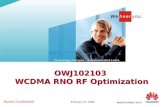 01 WCDMA RNO RF Optimization