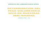 DETERMINACIÓN DEL PESO VOLUMÉTRICO SECO EN MUESTRAS INALTERADAS 2