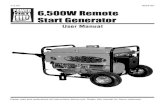 6500W Generator Manual