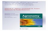 Altieri, M. Agroecologically Efficient Agricultural Systems for Smallholder Farmers