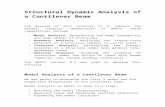 Structural Dynamic Analysis of a Cantilever Beam