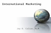 Definition of International Marketing 1
