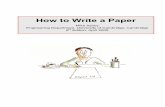 How to Write a Paper-V6
