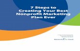 7 Steps to Creating Your Best Nonprofit Marketing Plan Ever