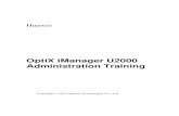 iManager U2000 Administration Training