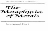 Kant, The Metaphysics of Morals