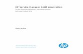 HP Service Manager Get IT Application User Guide