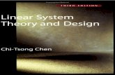 Chi-Tsong Chen Linear System Theory and Design 3rd Edition
