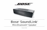 Bose Mini Sound Instruction Manual