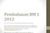 Pembahasan BM1 tahun 2012