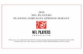 2010 NFL Players Surface Survey