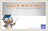 IELTS Writing Common Grammar Mistakes