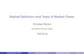 05 Market Definition and Tests of Market Power