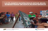 La Planificacion Educativa en El Subsistema de Educacion Basica
