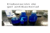 Elaboración de gel antibacterial